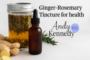 Ginger-Rosemary Tincture for health